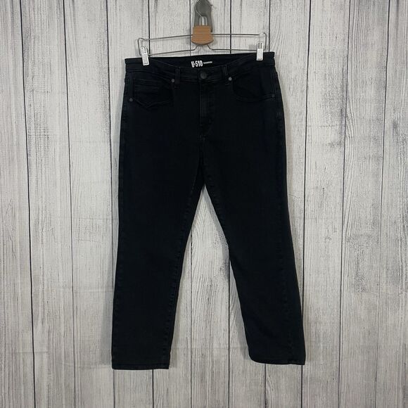 U-510 Men's W34 x L25 Black Kingston Slim Fit Stretch Denim Jeans - Picture 7 of 8